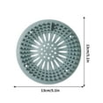 thumbnail image 2 of Bathroom Sink Hair Catcher-Stainless Steel Cover with Fine Mesh Filter Prevents Clogs from Hair & Debris Easy to Clean Fits Sink Drains 2-Pack, 2 of 5