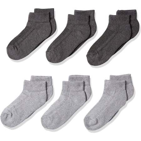 Fruit of the Loom boys Breathable Cotton Quarter Socks 6 Pair | Walmart ...