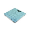 thumbnail image 4 of Taylor Digital Glass Bathroom Scale with Water Drop Blue Finish, 4 of 8