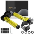 thumbnail image 1 of Reposapiés para motocicleta JXPANG M8 plegables, dorados, universales, 1 of 7