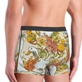 thumbnail image 5 of Haiem Ducks and Flowers Men's Boxer Briefs, Every Day Comfort Stretch Cotton Moisture-Wicking Underwear-Small, 5 of 9