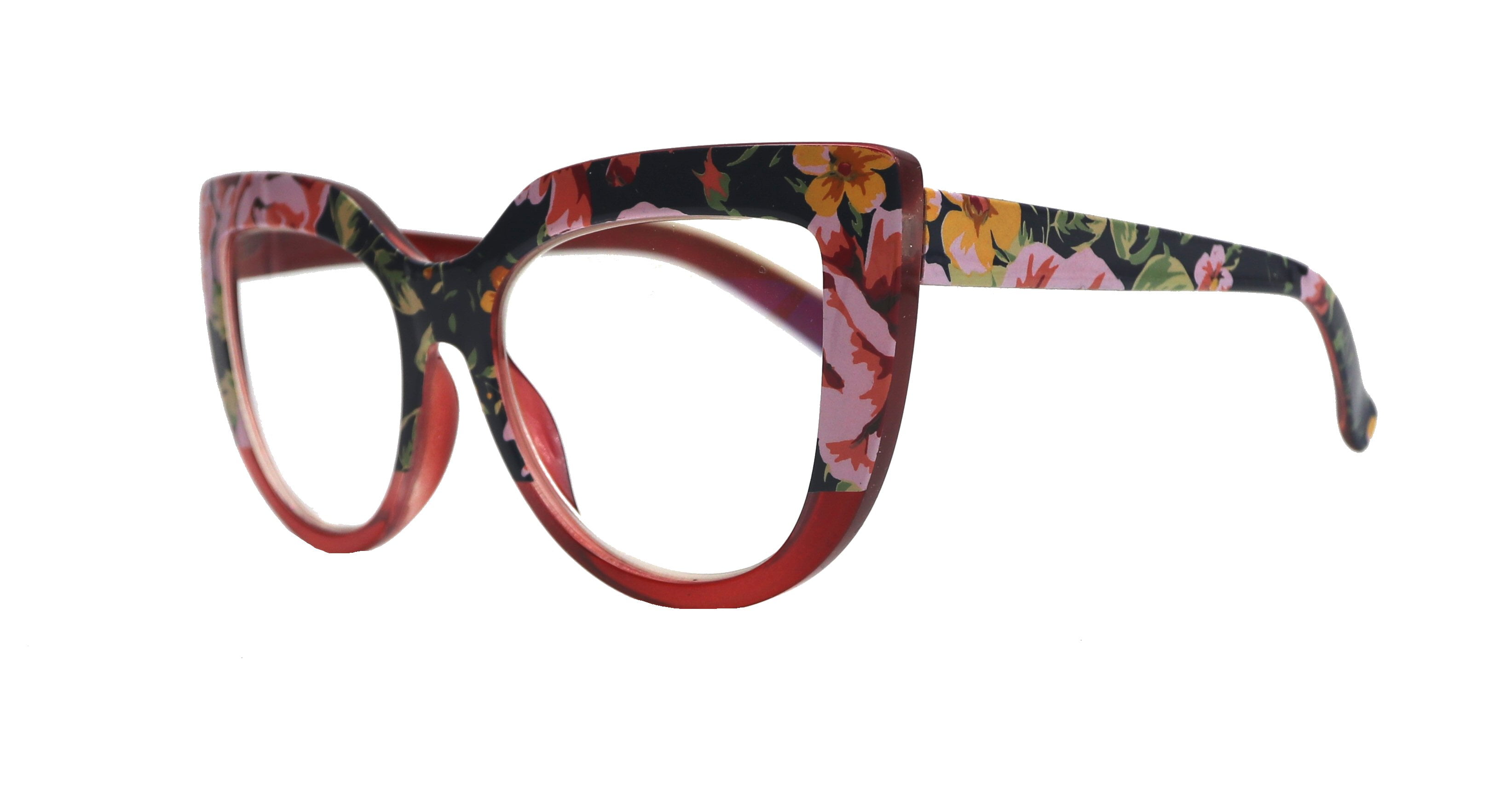 +2.50 Bevi Eyewear® Adult Cat Eye Single Vision Purple Reading Glasses, 3 Pair
