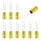 thumbnail image 1 of Capacitor Electrolítico No Polarizado 68uF 100V, 10mm x 20mm Capacitores de Aluminio para Proyectos de Bricolaje Divisor de Frecuencia de Tweeter Pack de 10, 1 of 6