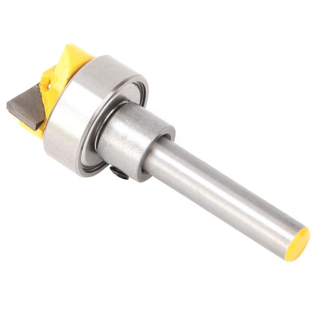 YLSHRF Wood Cutter Router Bit, Cutting Router Bit,1Pcs 1/4 Shank Template Straight End Mill Trimming Router Bit Woodworking Tool Accessories