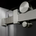 thumbnail image 2 of Sliding Shower Door with Stationary Panel 56-60W 76H Ultra B Chrome, 2 of 2