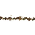 thumbnail image 3 of 5.5' x 3" Autumn Harvest Pine Cone Artificial Glittered Garland - Unlit, 3 of 3