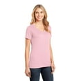 thumbnail image 4 of District Made Women's Perfect Weight V-Neck T-Shirt_Light Pink_XX-Large, 4 of 6