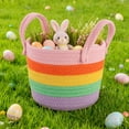 thumbnail image 1 of Way to Celebrate RAINBOW ROPE BASKET, 1 of 9