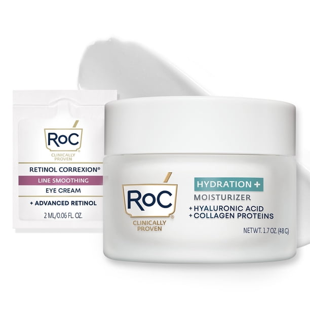 Crema facial hidratante RoC Hydration+ con ácido hialurónico 50 ml