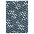 thumbnail image 1 of Trans Ocean RMAR8930633 Roma Hand Tufted Indoor Rugs, 9306-33 Maze Denim - 27 in. x 8 ft., 1 of 1