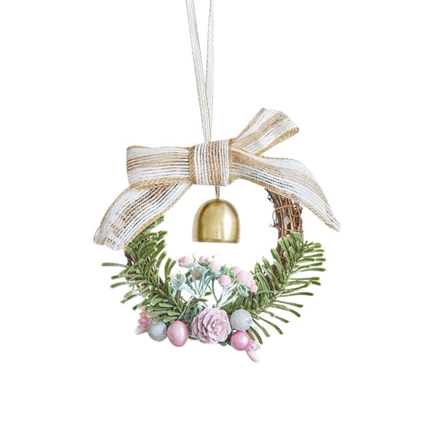 Small Wreath Christmas Ornaments Christmas Party Atmosphre Decoration Props To Give Small Gifts Christmas Wreath