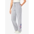 thumbnail image 3 of Woman Within Plus Size Better-Fleece Pull-On Drawstring Sweatpants, 3 of 6