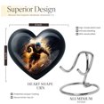 thumbnail image 2 of Dynamic American Football Player - Heart Shaped Urns For Human Ashes Adult - Urns For Adult Male - 8 Inch - Human Ashes Urns - Decorative Urns - Ashes Holder - Cremation Urn Human Ashes, 2 of 5