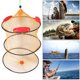 thumbnail image 4 of Red flotante de pesca plegable portátil de 2 capas redes de trampa de jaula de malla de camarón Tmvgtek pescar, 4 of 9
