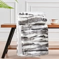 thumbnail image 6 of Home Soft Things Multi Jacquard Faux Fur Throw - Grey - 50x60'', 6 of 13
