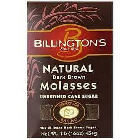 Billington's Natural Dark Brown Molasses Sugar, 16 Oz