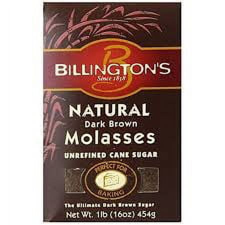 Billington's Natural Dark Brown Molasses Sugar, 16 Oz