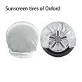 thumbnail image 4 of pitrice 4 Pieces Car Tire Dust Cover Portable Waterproof Vehicle Wheel Protector Weatherproof Universal Trailer Sleeve Silver 82x30cm, 4 of 9