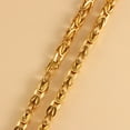 thumbnail image 6 of Terandius Gold Plated Cuban Link Chain Necklace 10mm, 24 Inch Titanium Steel Hip Hop Necklace, Luxury Statement Jewelry High End Streetwear Chain for Men Women with Gift Box, 6 of 7