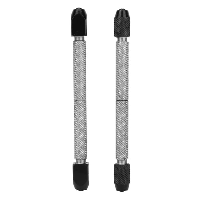 Herramienta de sujeción de piezas pequeñas de tornillo de banco de doble cara, 2 uds., para reparación de relojes y teléfonos (cabeza redonda y Rectangular)