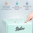 thumbnail image 5 of Igloo Retro Water Cooler, Bottom-Load Water Dispenser for 3-5 gal Bottles with Child Safety Lock, Aqua, 5 of 6