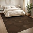 thumbnail image 3 of ODIKA 8'x10' Brown Chocolate Geometric Washable Area Rug Modern Abstract Elegance Design for Living Room, Under Sectional, Family , Durable, Non-Slip, 3 of 7