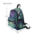 thumbnail image 3 of FORMRS School Backpack with Front Zippered Pocket 12" Student Travel Daypack, Moonlight Forest, 3 of 6