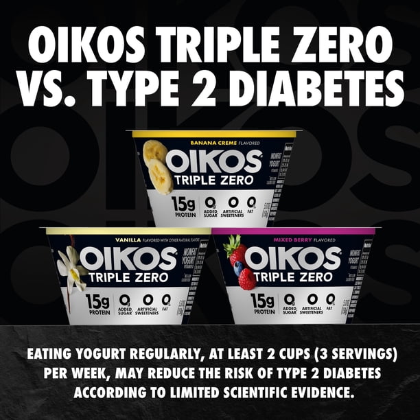 Oikos Zero Cherry 4pk | Yogurt stock for food distributors