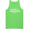 thumbnail image 1 of Be Kind To Animals Or Else Neon Tank Top, 1 of 1