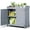 Gray, variant on Lofka Outdoor Garden Patio Wooden Storage Cabinet with Potting Benches, Gray