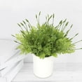thumbnail image 6 of YOHAVEN Artificial Greenery Plant 15", Faux Plastic Green Grass Bush Wedding Party Decorations Indoor Outdoor Tabletop Ornament for Home Office Decoration, 6 of 8