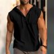 thumbnail image 2 of Men's Short Sleeved Men's Tankn Casual Color Matching Tank Top S, 2 of 5