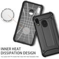 thumbnail image 4 of for Samsung A20 Case with 2Pcs Screen Protectors Galaxy A20 Case with Rugged Dual Layer Shockproof Military Level Armour Reinforced Protective Case for Samsung Galaxy A20 / A30,Black, 4 of 7