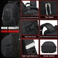 thumbnail image 3 of Mochila robusta ProeTrade para portátil de 15,6 pulgadas para viajes universitarios y senderismo, 3 of 7