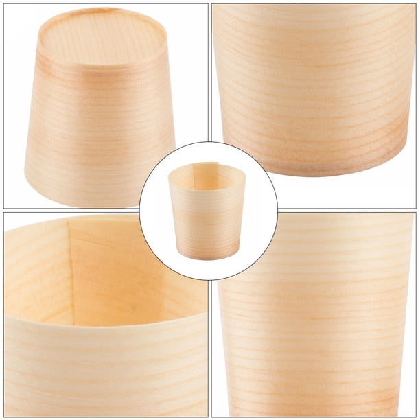 Gräwe - Platos De Madera Desechables (25 Unidades, Cuadrados