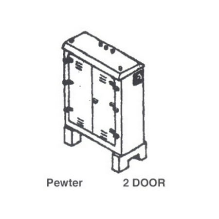 Relay Cabinet - HO Electric Relay 2-Dr Cabinet