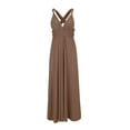 thumbnail image 4 of Ruyang Women's Summer Wrap Dress Formal Dresses Cocktail Tea Party Dress 2024 Ruffle V-Neck Wedding Guest Bridesmaid Dress, 4 of 5