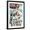Black Frame, variant on Art.com Seaside Heights, New Jersey - Lifeguard Pinup Girl Stretched Canvas Print Wall Art by Lantern Press, 16" x 24"