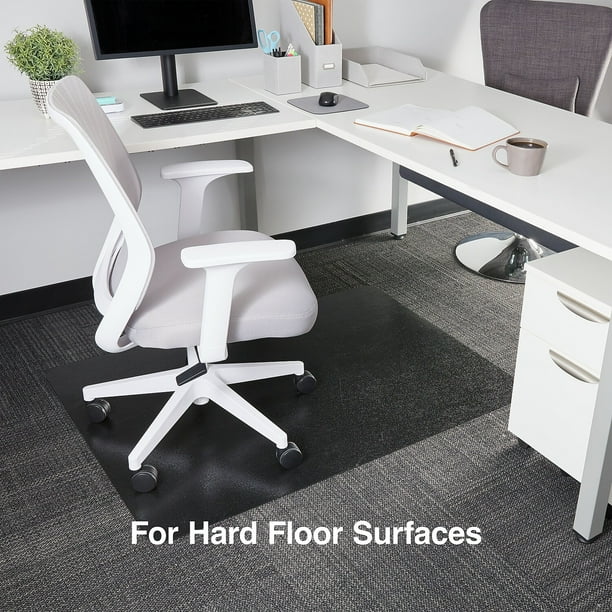 Staples 36 x 48 Hard Floor Chair Mat Black 26990 1174251