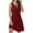 Wine, variant on Npasoilc Summer Dresses for Women 2024 Trendy Sleeveless V-Neck Breathable Solid Color Casual Tank Dress