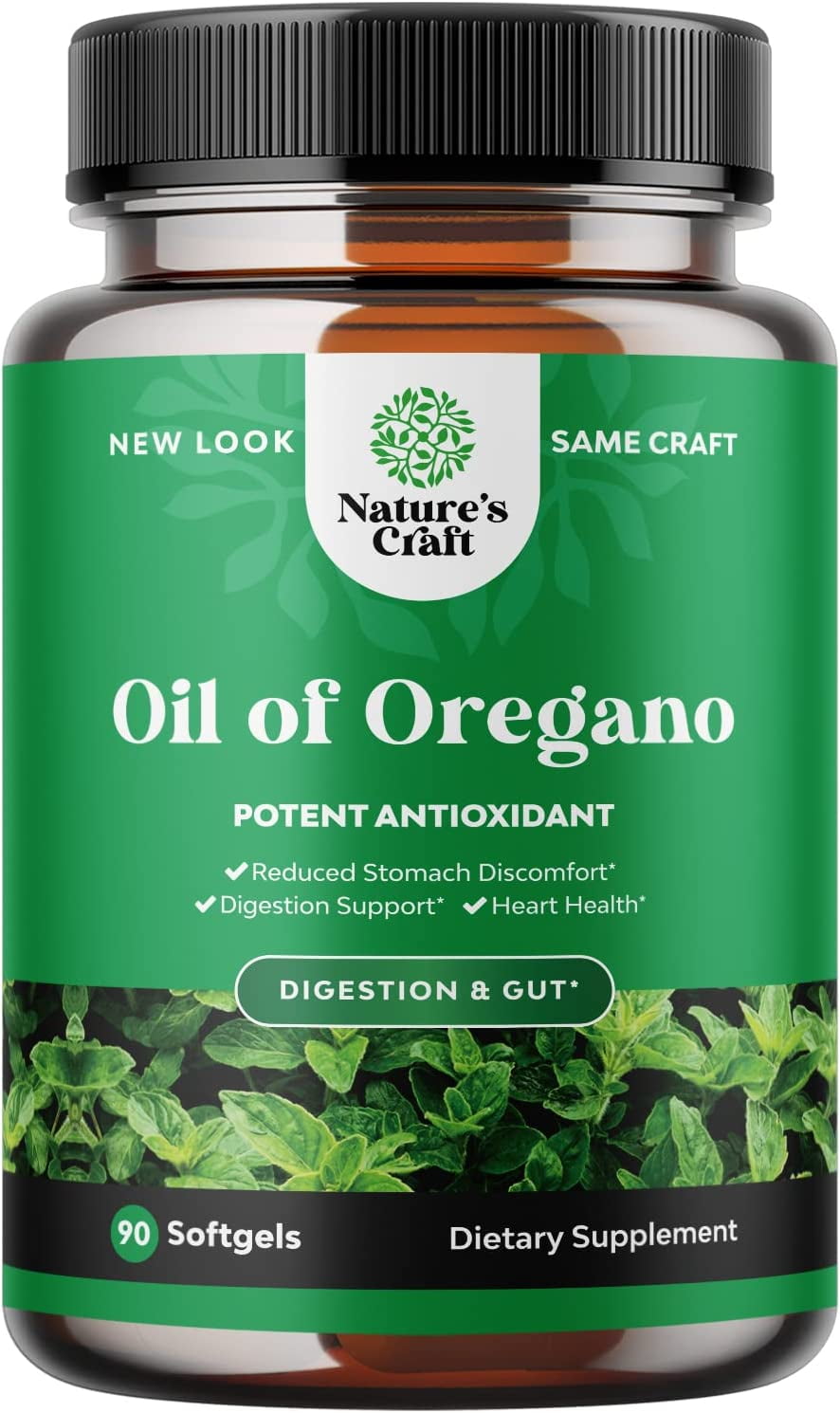 Oregano Oil Supplement Nature's Craft Pure Wild Oil of Oregano