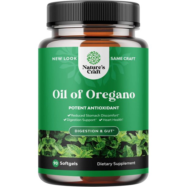 Oregano Oil Supplement Nature's Craft Pure Wild Oil of Oregano