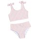 thumbnail image 4 of Niñas Pequeñas Traje de Baño de Verano Impreso de Cuerpo Dividido Conjunto de Dos Piezas para las Vacaciones de Natación en el Interior de la Playa, 4 of 8