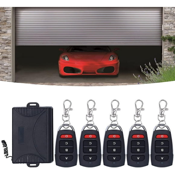 433MHz Gate Remote Control Relay, AC85-250V Transceiver Kit Garage Remote Control Low Power Consumption for Garage Door