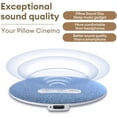 thumbnail image 3 of Bluetooth Pillow Speaker, Sleep Speaker with White Noise & Auto-Off Timer, Wireless Under Pillow Speaker with Stereo Sound for Adults (Pink), 3 of 8