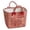 color, variant on Fabric Boho Tote Organizer with Handles Portable Storage Bag Large Capacity Laundry Hamper for Picnic Shopping Travel Car Bedroom (S Red)