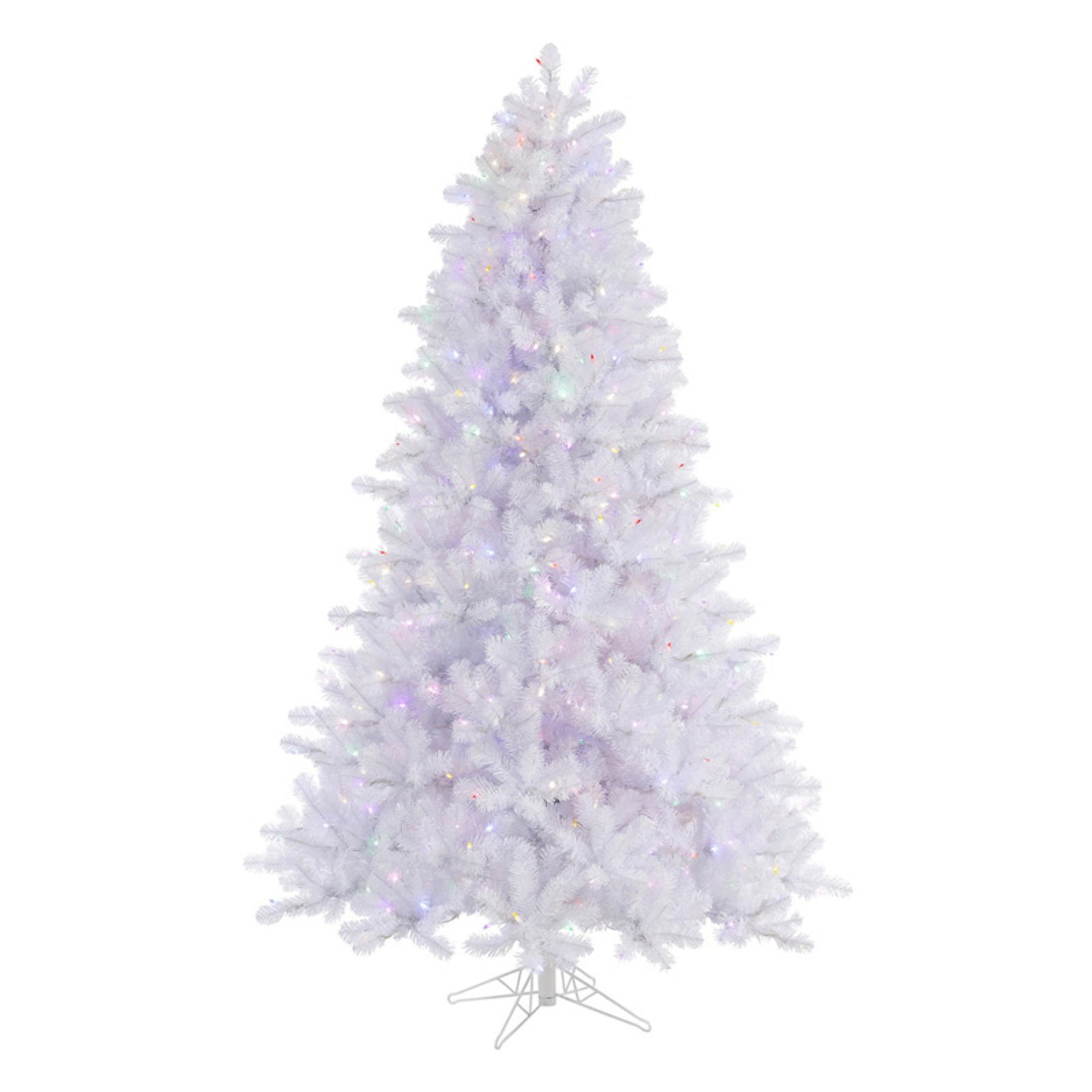 Vickerman 7.5 ft. Crystal White Pine Prelit Christmas Tree Walmart