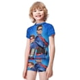 thumbnail image 2 of Henry Danger Boys Two Piece Swimsuit Kids Swimwear Set Short Sleeve Bathing Suit Trunks And Shirt, 2 of 7