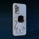 thumbnail image 3 of Astronaut Fold Bracket Plating Cover For Samsung Galaxy S23 S22 Ultra S20 S21 FE Note 20 10 Plus A12 A13 A33 A52 A54 A53 5G Case, 3 of 5