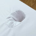 thumbnail image 3 of TISHITA Housses de Table de Massage pour Salon de Beauté Massage Visage Cire Blanche, 3 of 4